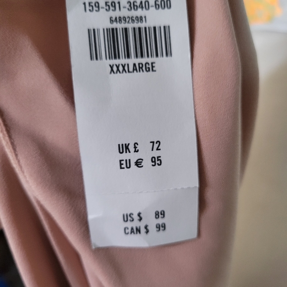 Abercrombie & Fitch Cutout Mini Dress Light Pink Size XXXL NWT - Picture 9 of 11